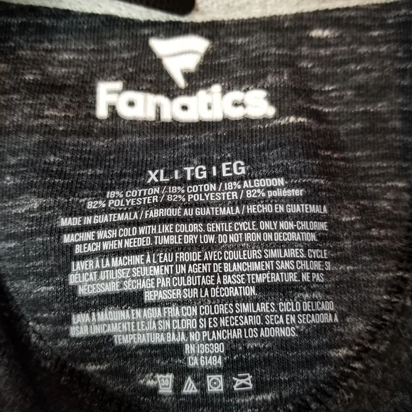 Fanatics NFL Pittsburgh Steelers Full Zip Fleece Jacket, XL - Picture 3 of 3